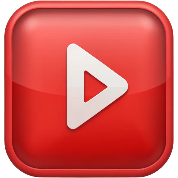 Classic red play button emoji