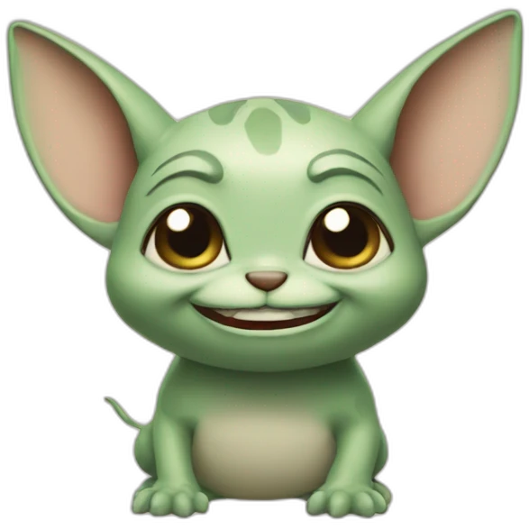 smiling grogu emoji