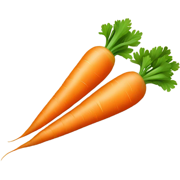 Tiny carrot emoji
