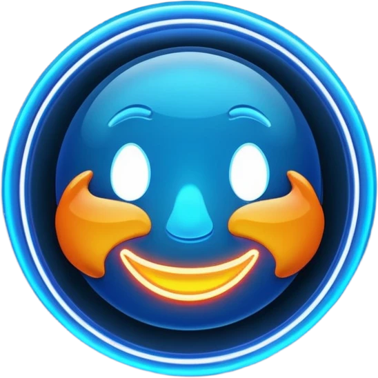 Neon sign emoji