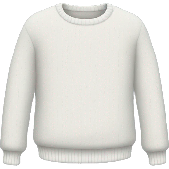 white sweater emoji