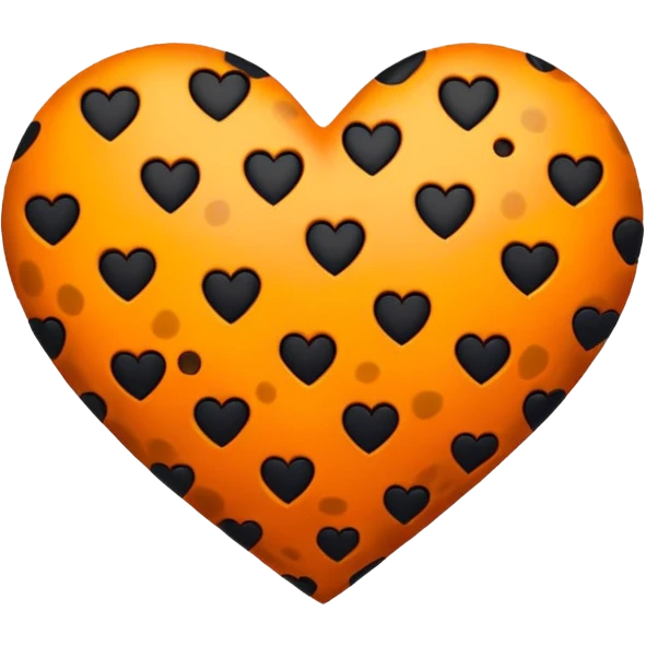 Leopar kalp emoji