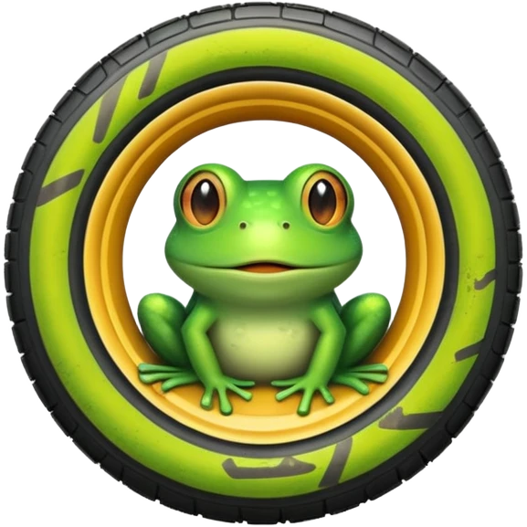 Frog Tire emoji