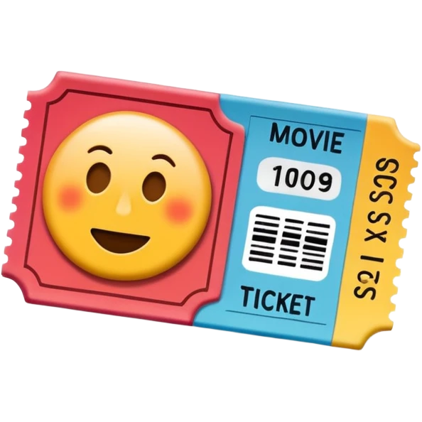 theatre movie ticket emoji