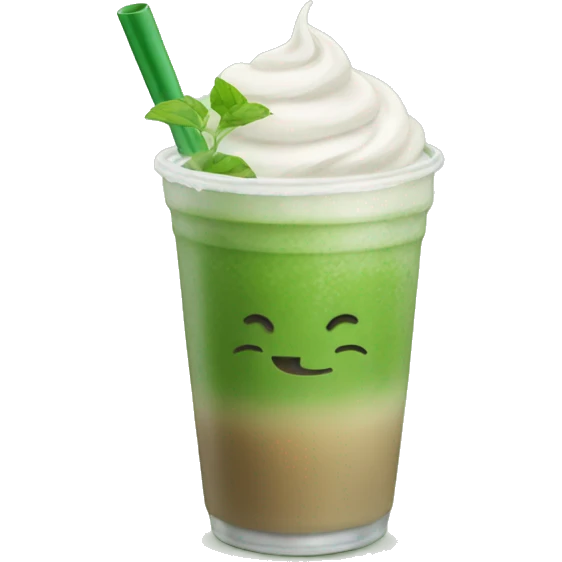 iced matcha latte emoji