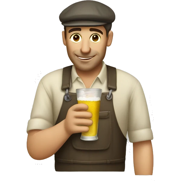 Men drinking Pastis emoji