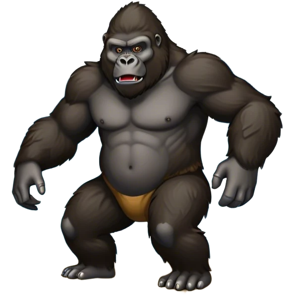 king kong gorilla stopping a cyclone emoji