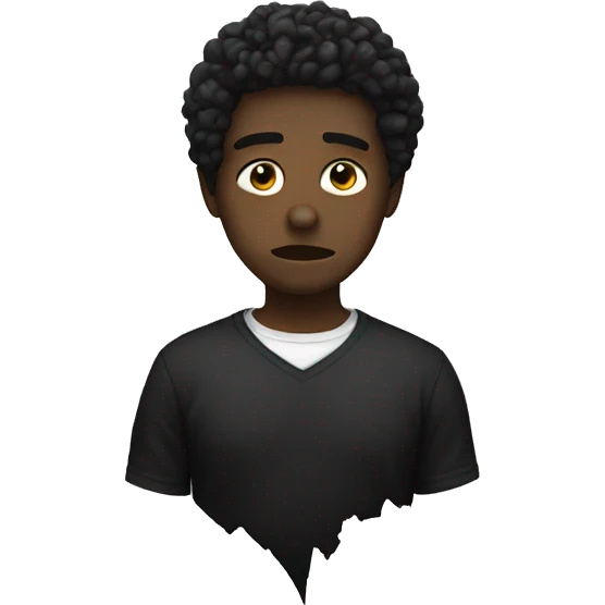 Black broken heart emoji