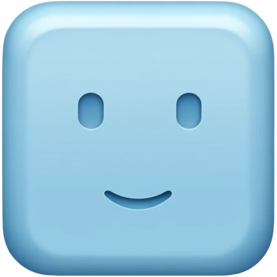 Square with no face  emoji