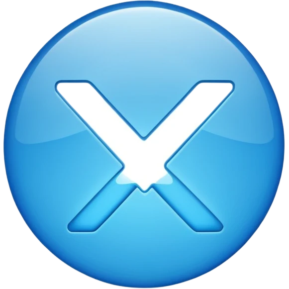 blue checkmark emoji