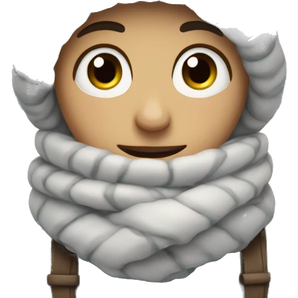 Winter heart emoji