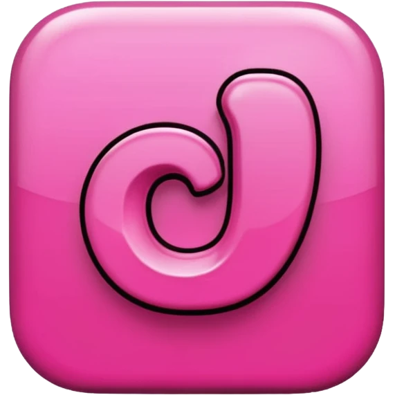 pink 3d Pinterest logo emoji