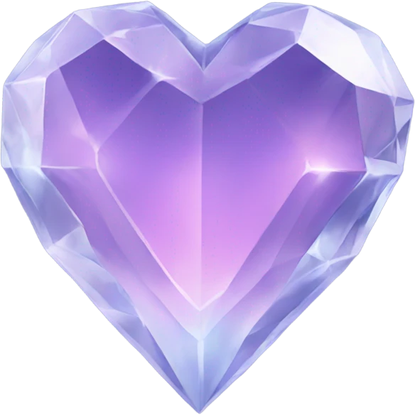 crystal heart emoji