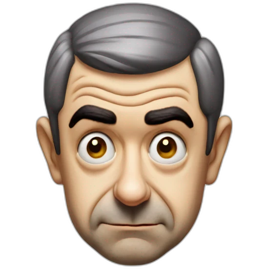 Mr. Bean triste emoji