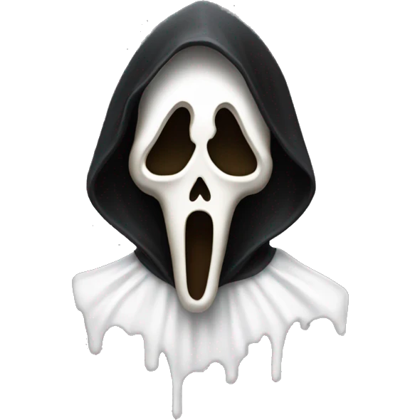 ghostface from scream movie emoji