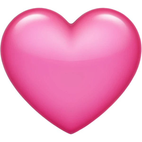 A glowing pink heart. Make it glow like crazy. Very bright and intense emoji
