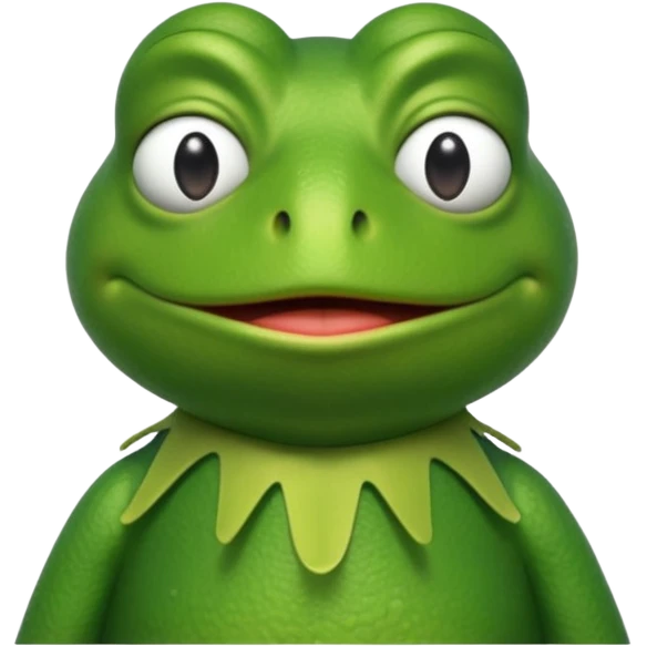 Tired Kermit frog  emoji