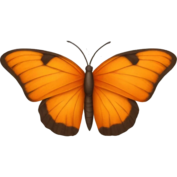 small orange butterflies  emoji