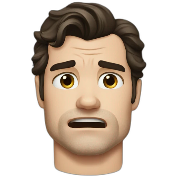 Henry Cavill crying emoji