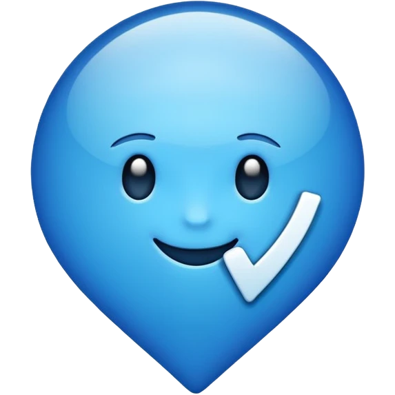 Centang biru emoji