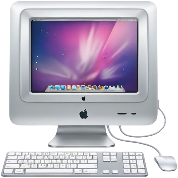 Apple iMac Y2K emoji