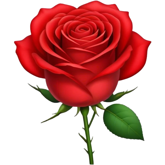 Herz in einer rose emoji