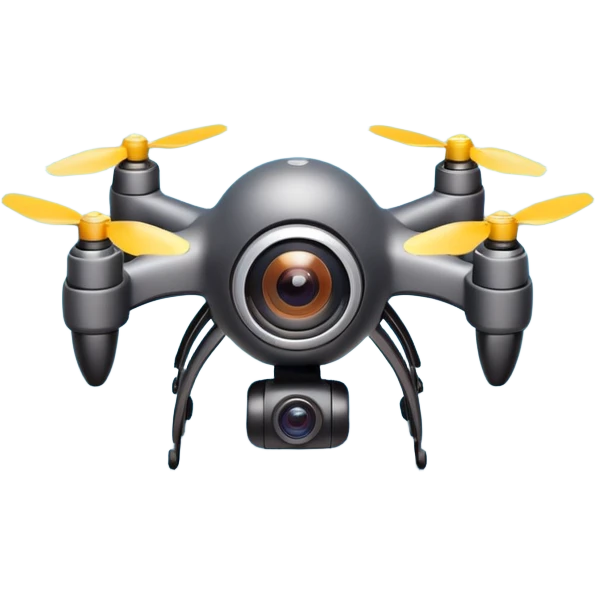 tiny flying camera object icon, insect-like mini drone camera, small wings/rotors, camera lens eye, cute design, 3D cartoon, mobile game icon style, centered, clean background, no text, no watermark
  emoji