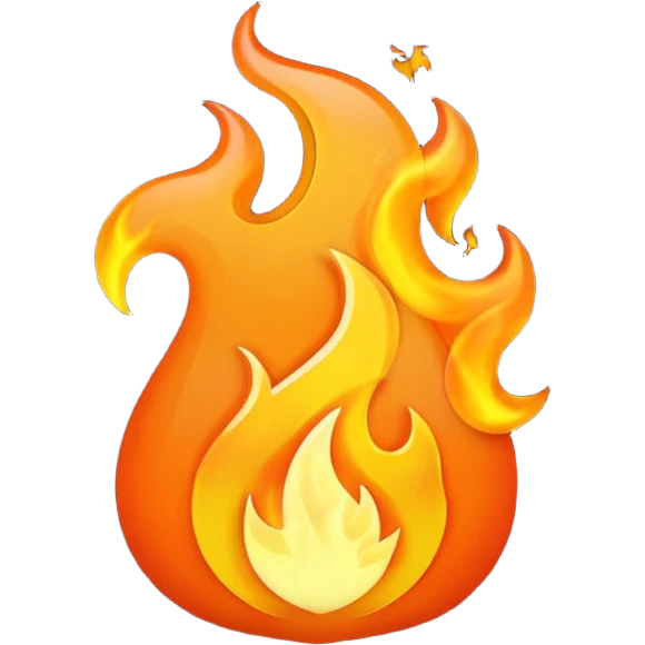 more flames emoji
