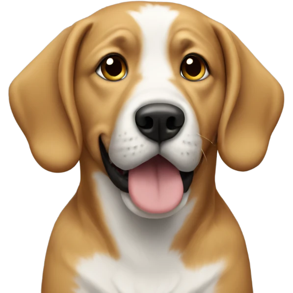 Trip over dog emoji
