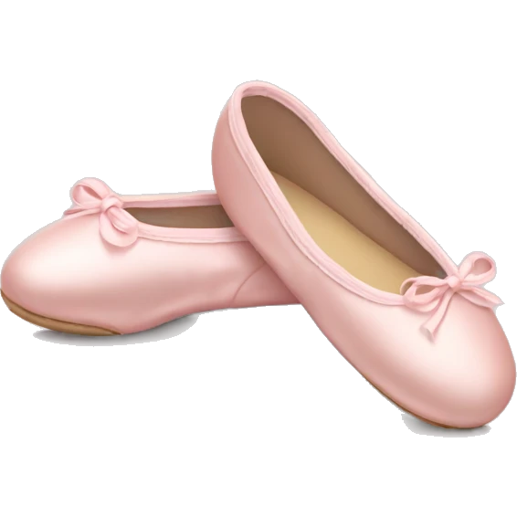 Pale pink ballet shoes emoji