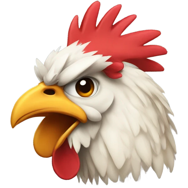 Gamer chicken emoji