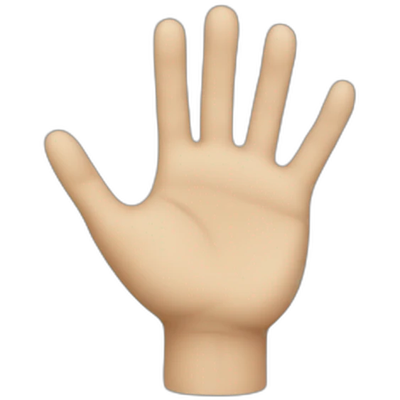 hand wave emoji