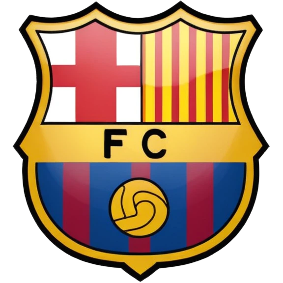 I want the FC Barcelona logo. emoji