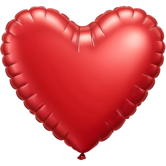 Foil balloon heart, remove background emoji