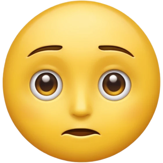 Emoji giving side eye emoji