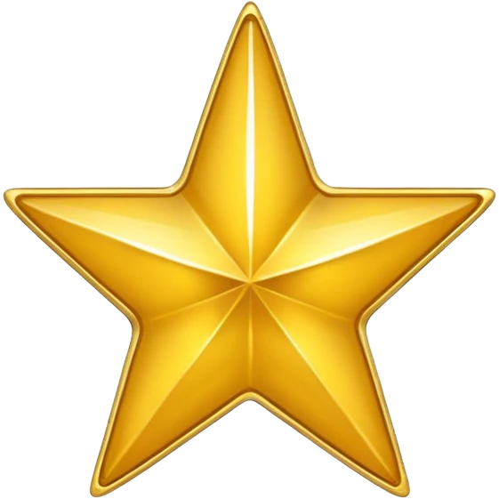 Gold star emoji