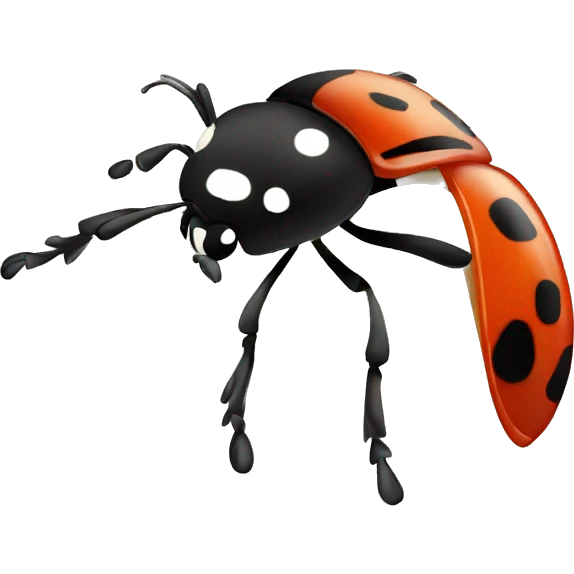 Coccinelle qui court emoji