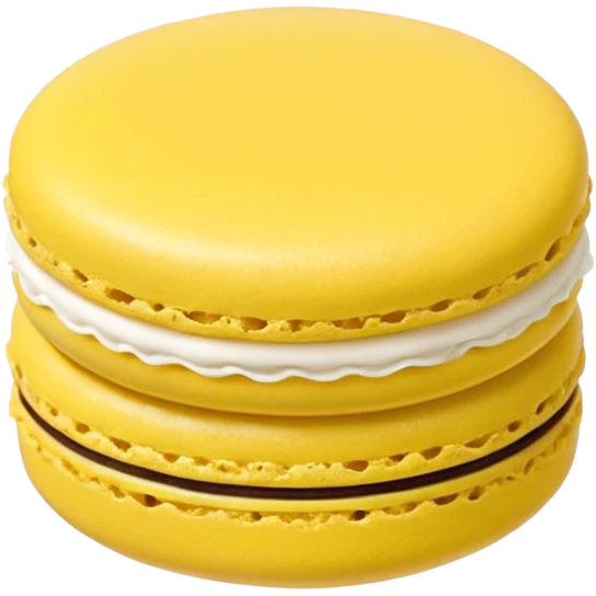 macaron jaune seul emoji