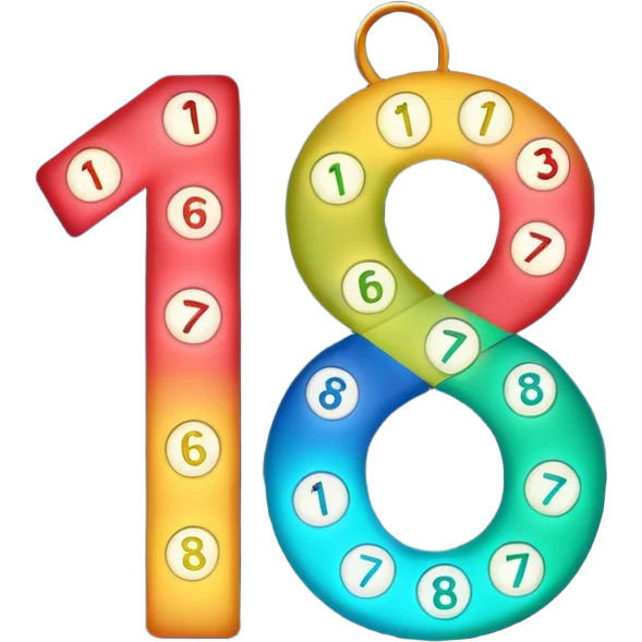 the numbers "1637" with Christmas lights wrapping it emoji