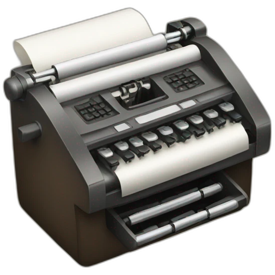 Stenograph emoji