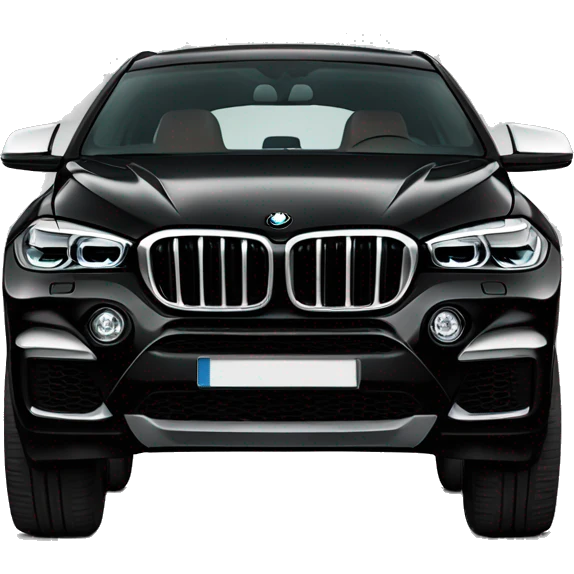 Black BMW X6 2022 emoji