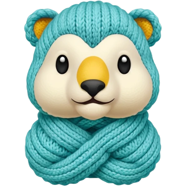 animal knitting emoji
