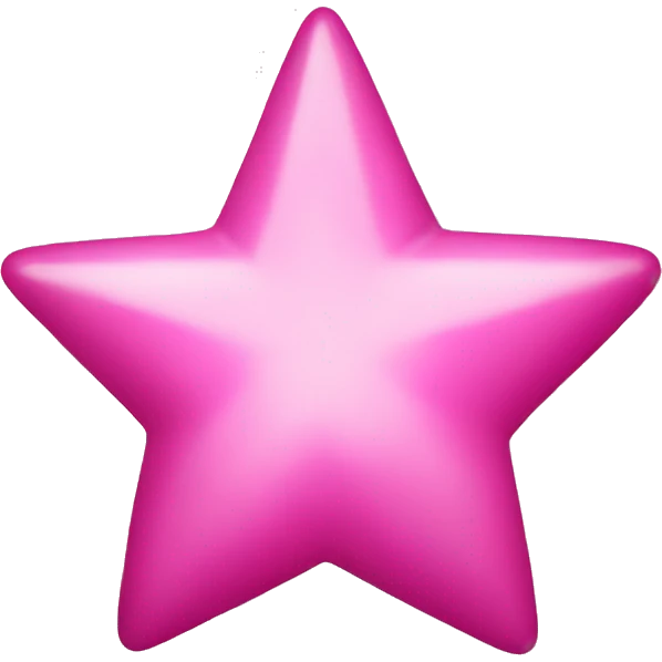Pink star  emoji