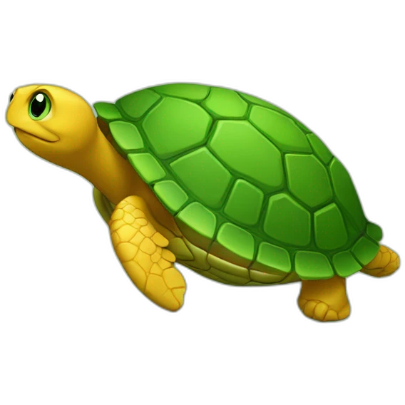 Chat sur tortue emoji