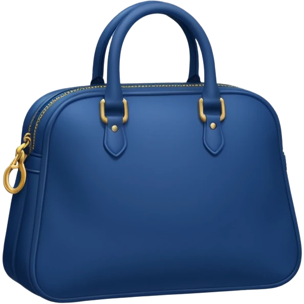 deep Prussian blue bag emoji