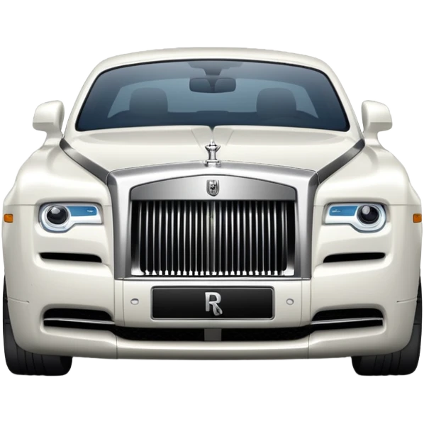 White Rolls Royce emoji