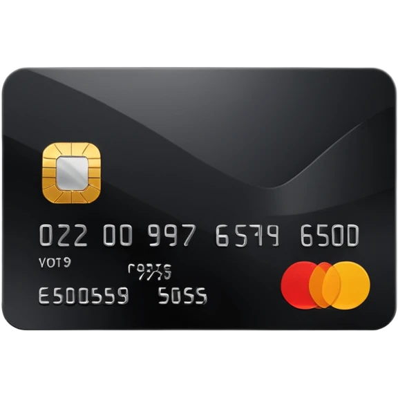 black credit card, no text emoji