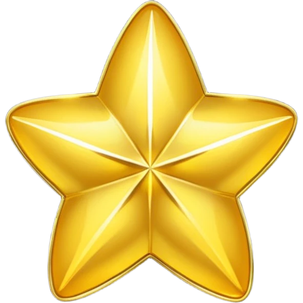 Star with trebol emoji