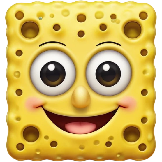 cute cartoon spongebob emoji
