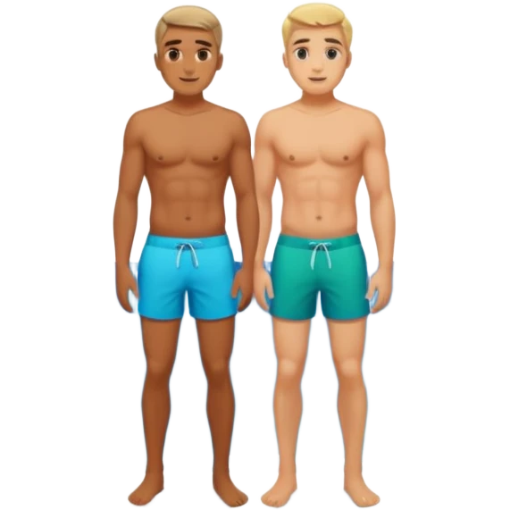 GAY men island  emoji